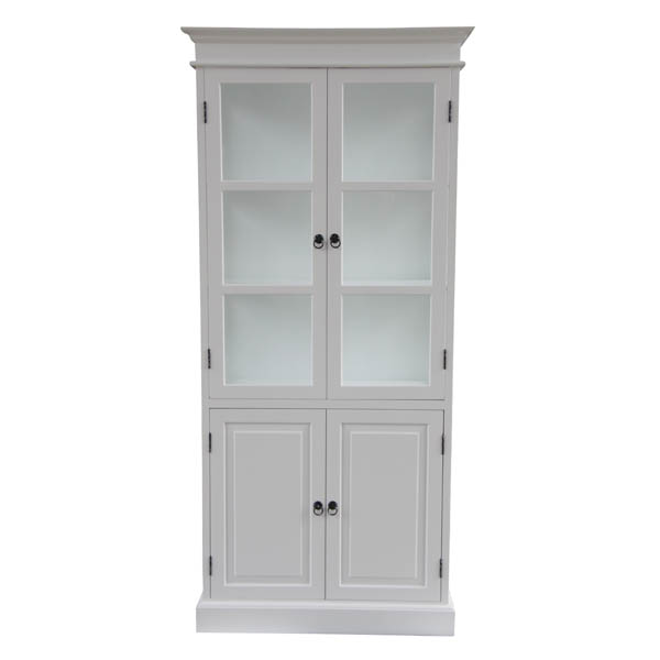 White Double-Door Cabinet